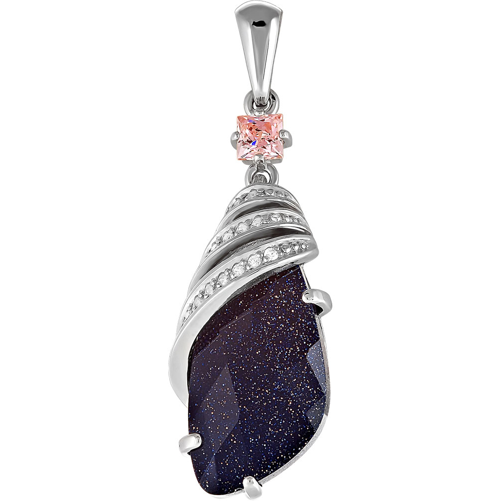 Подвеска из серебра с искусственным авантюрином/фианитом Swarovski Kabarovsky 13-047-1300, 13-047-1300
Подвеска из серебра с искусственным авантюрином/фианитом Swarovski Kabarovsky 13-047-1300, 13-047-1300