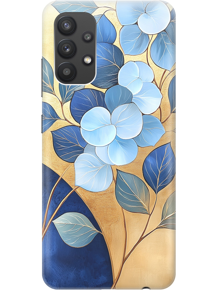 Силиконовый чехол на Samsung Galaxy A32 с принтом "Синие листья на золотом", Прозрачный;золотистый;синий, 724352023
Силиконовый чехол на Samsung Galaxy A32 с принтом "Синие листья на золотом", Прозрачный;золотистый;синий, 724352023