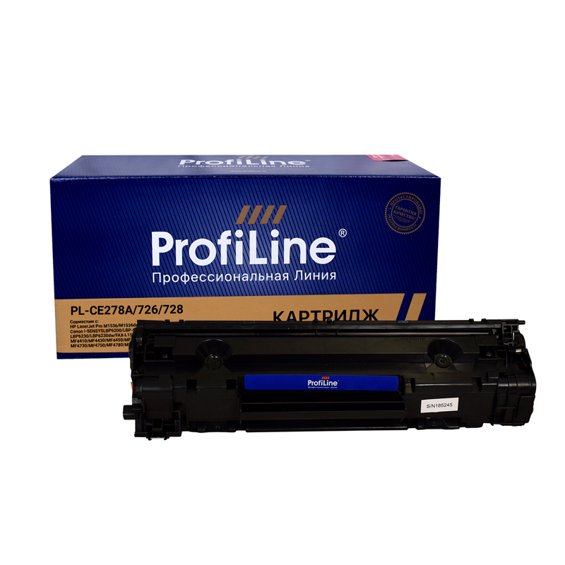Картридж для лазерного принтера Profiline PL-CE278A (PL-CE278A) черный, совместимый, PL-CE278A
Картридж для лазерного принтера Profiline PL-CE278A (PL-CE278A) черный, совместимый, PL-CE278A