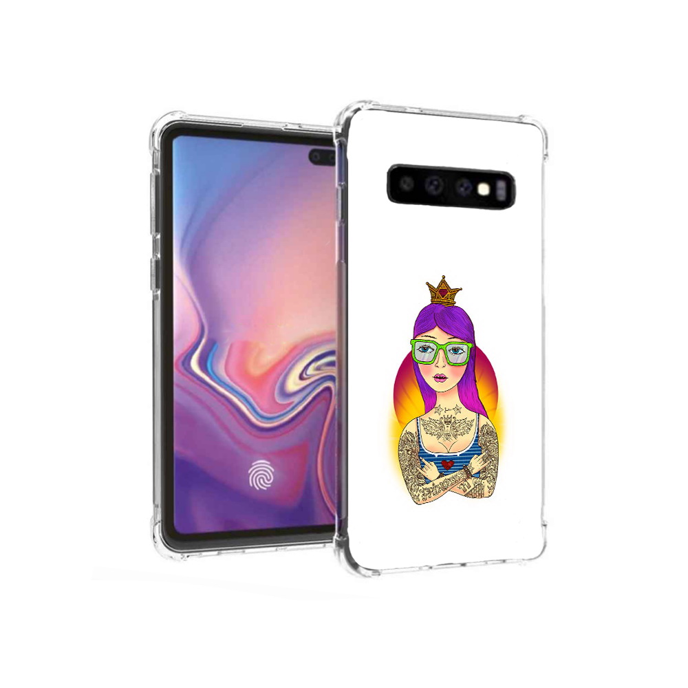 Чехол MyPads Tocco для Samsung Galaxy S10+ девушка в татуировках с короной, Прозрачный, Tocco
Чехол MyPads Tocco для Samsung Galaxy S10+ девушка в татуировках с короной, Прозрачный, Tocco