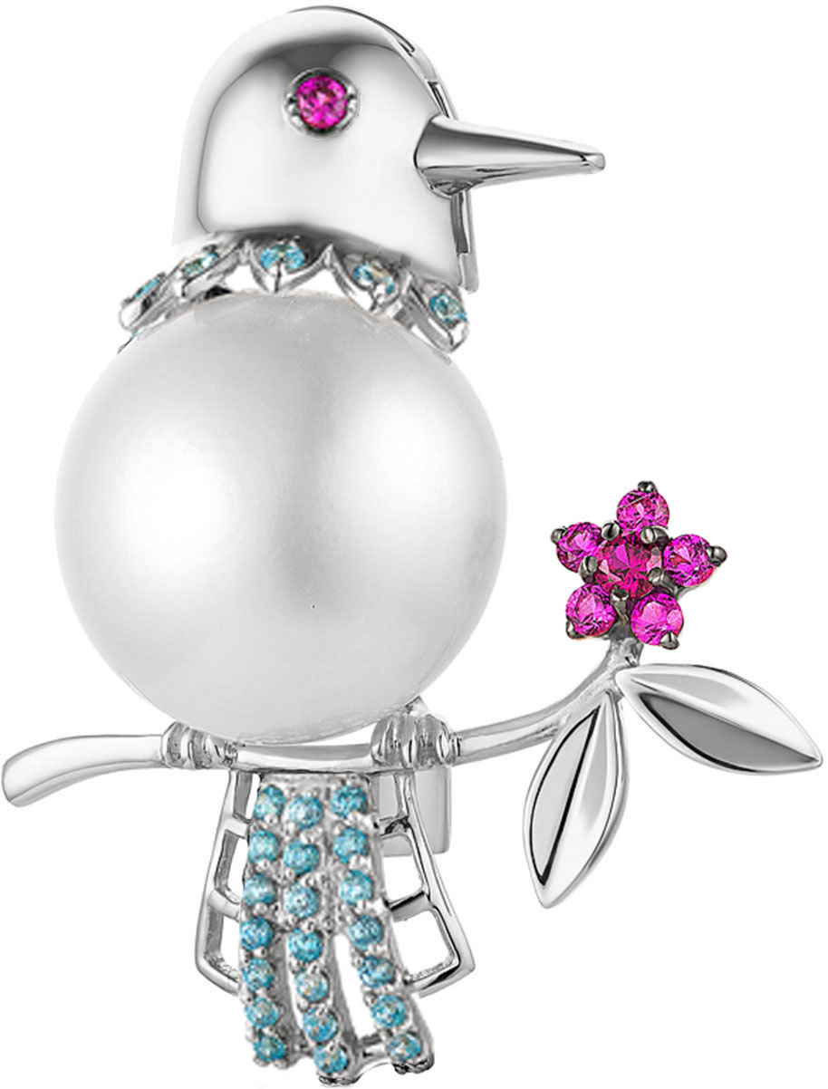 Брошь из серебра с жемчугом/корундом Contessa 6180071-g, 6180071-g
Брошь из серебра с жемчугом/корундом Contessa 6180071-g, 6180071-g