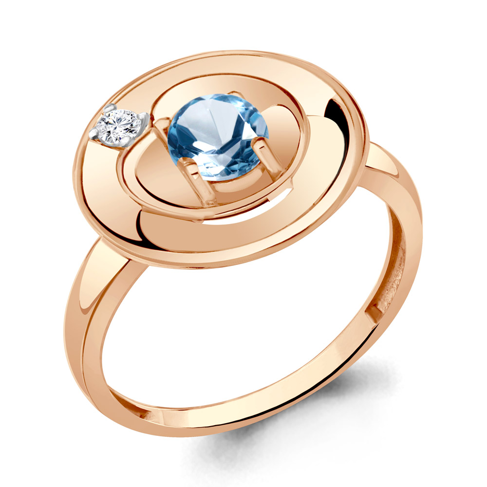 Кольцо из серебра с топазом\фианитом Aquamarine Aquamarine 6944605А_925_з р, 6944605А_925_з
Кольцо из серебра с топазом\фианитом Aquamarine Aquamarine 6944605А_925_з р, 6944605А_925_з