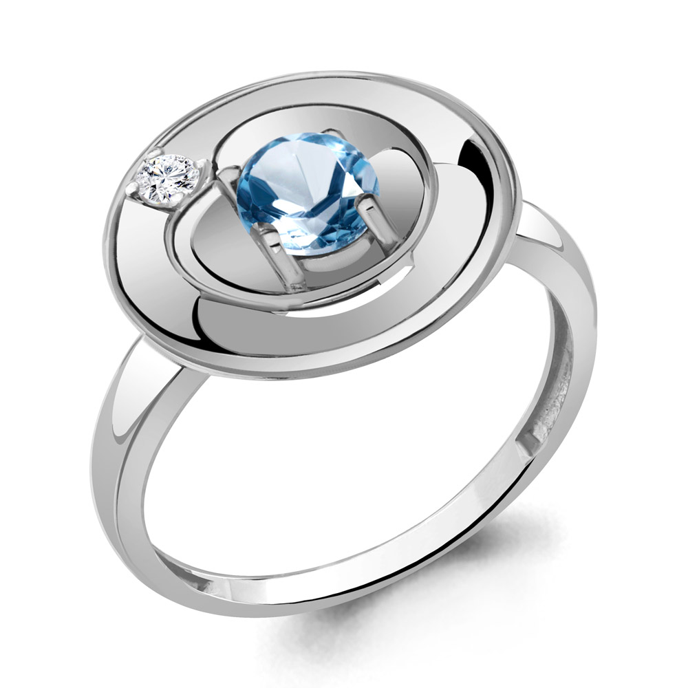 Кольцо из серебра с топазом\фианитом Aquamarine Aquamarine 6944605А_925_р р, 6944605А_925_р
Кольцо из серебра с топазом\фианитом Aquamarine Aquamarine 6944605А_925_р р, 6944605А_925_р