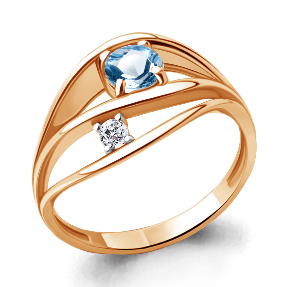 Кольцо из серебра с топазом\фианитом Aquamarine Aquamarine 6944505А_925_з р. 19, 6944505А_925_з
Кольцо из серебра с топазом\фианитом Aquamarine Aquamarine 6944505А_925_з р. 19, 6944505А_925_з