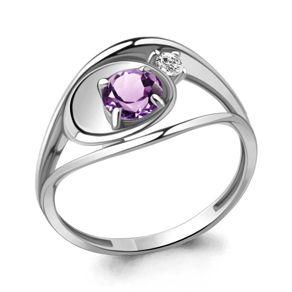 Кольцо из серебра с аметистом\фианитом Aquamarine Aquamarine 6944404А_925_р р. 19, 6944404А_925_р
Кольцо из серебра с аметистом\фианитом Aquamarine Aquamarine 6944404А_925_р р. 19, 6944404А_925_р