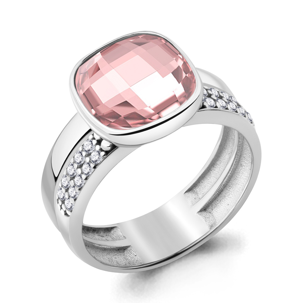 Кольцо из серебра с фианитом Aquamarine Aquamarine 6944390А_925_р р, 6944390А_925_р 
Кольцо из серебра с фианитом Aquamarine Aquamarine 6944390А_925_р р, 6944390А_925_р