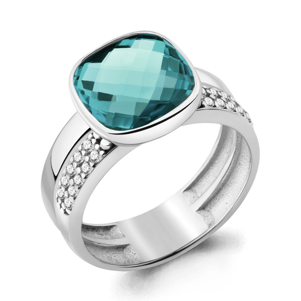 Кольцо из серебра с фианитом Aquamarine Aquamarine 6944388А_925_р р. 17,5, 6944388А_925_р
Кольцо из серебра с фианитом Aquamarine Aquamarine 6944388А_925_р р. 17,5, 6944388А_925_р