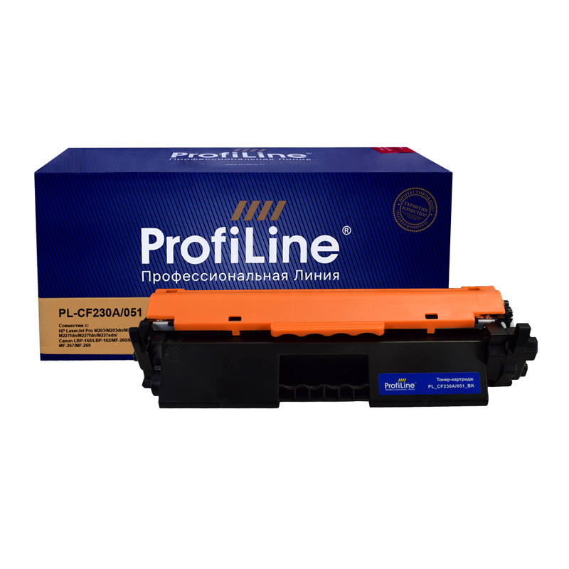 Тонер-картридж для лазерного принтера Profiline (PL-CF230A) черный, совместимый
Тонер-картридж для лазерного принтера Profiline (PL-CF230A) черный, совместимый