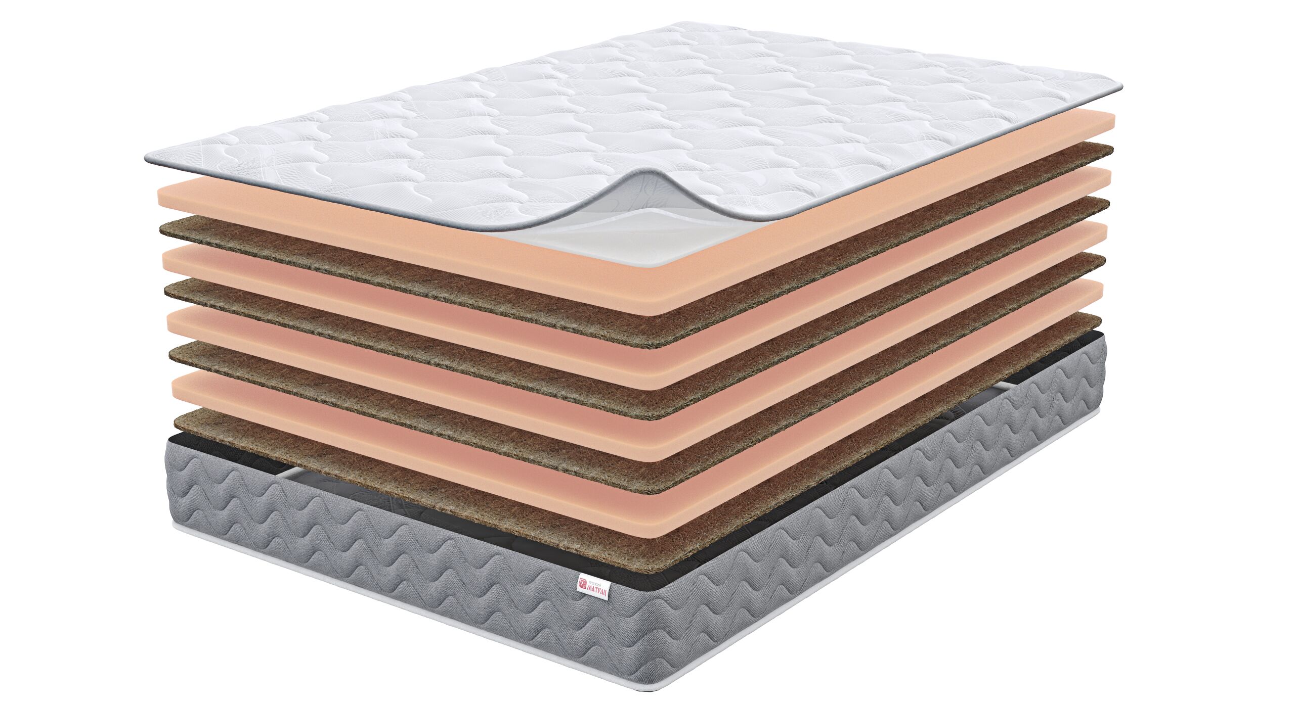 Матрас Русский Матрац Яшма 90х200, Белый, Яшма 
Матрас Русский Матрац Яшма 90х200, Белый, Яшма