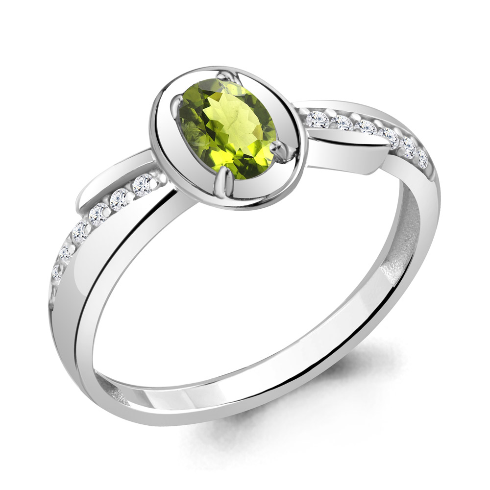 Кольцо из серебра с хризолитом\фианитом Aquamarine Aquamarine 6942607А_925_р р. 17,5, 6942607А_925_р
Кольцо из серебра с хризолитом\фианитом Aquamarine Aquamarine 6942607А_925_р р. 17,5, 6942607А_925_р