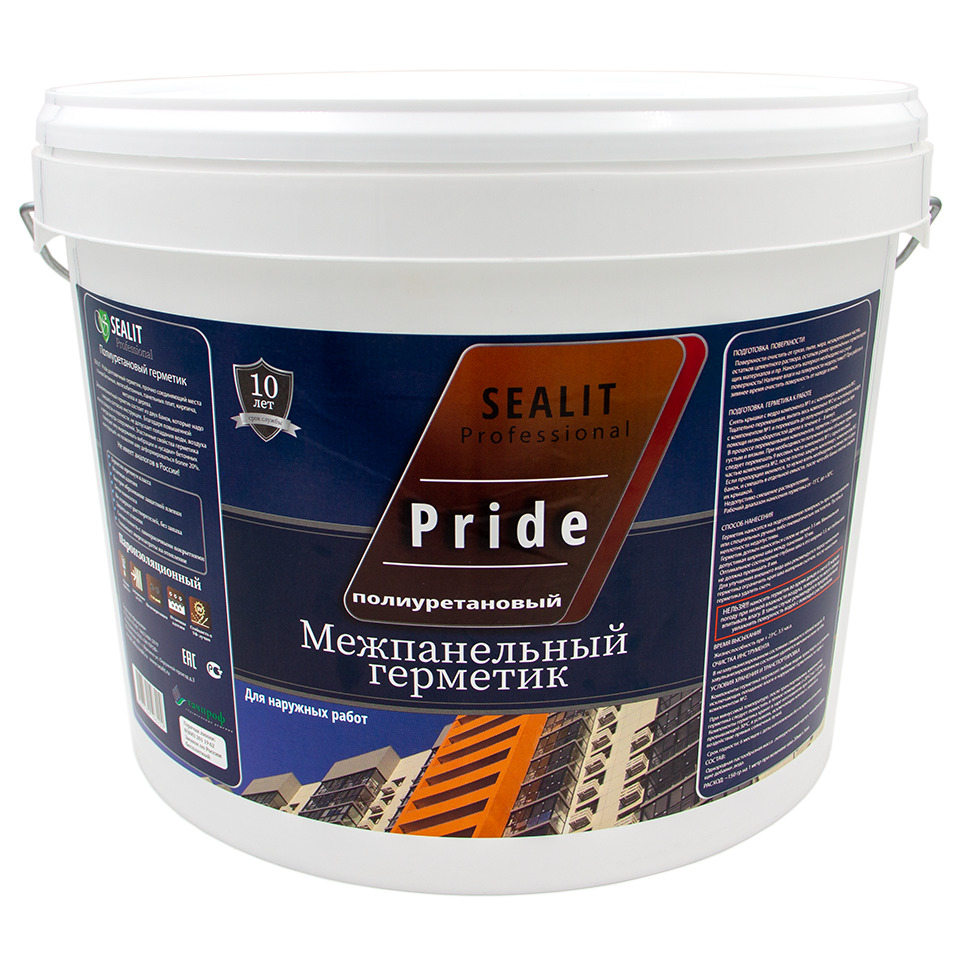 Двухкомпонентный герметик для межпанельных швов Sealit Pride 12,5 кг, белый, Sealit Pride
Двухкомпонентный герметик для межпанельных швов Sealit Pride 12,5 кг, белый, Sealit Pride
