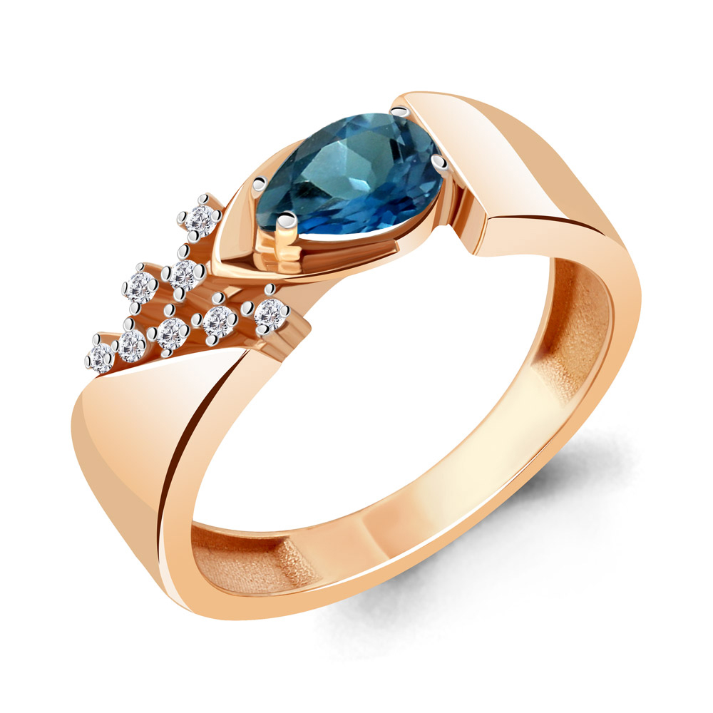Кольцо из серебра с топазом\фианитом Aquamarine Aquamarine 6939308А_925_з р, 6939308А_925_з
Кольцо из серебра с топазом\фианитом Aquamarine Aquamarine 6939308А_925_з р, 6939308А_925_з