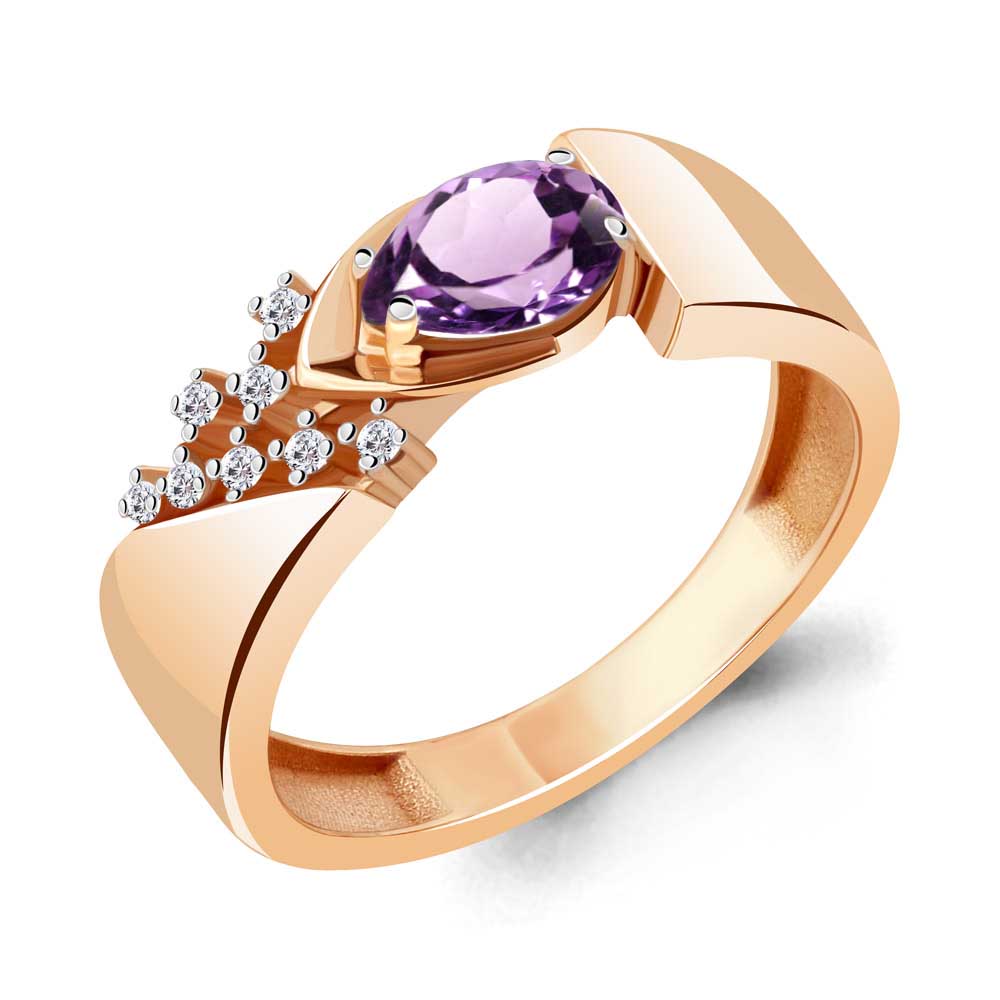 Кольцо из серебра с аметистом\фианитом Aquamarine Aquamarine 6939304А_925_з р. 16,5, 6939304А_925_з
Кольцо из серебра с аметистом\фианитом Aquamarine Aquamarine 6939304А_925_з р. 16,5, 6939304А_925_з