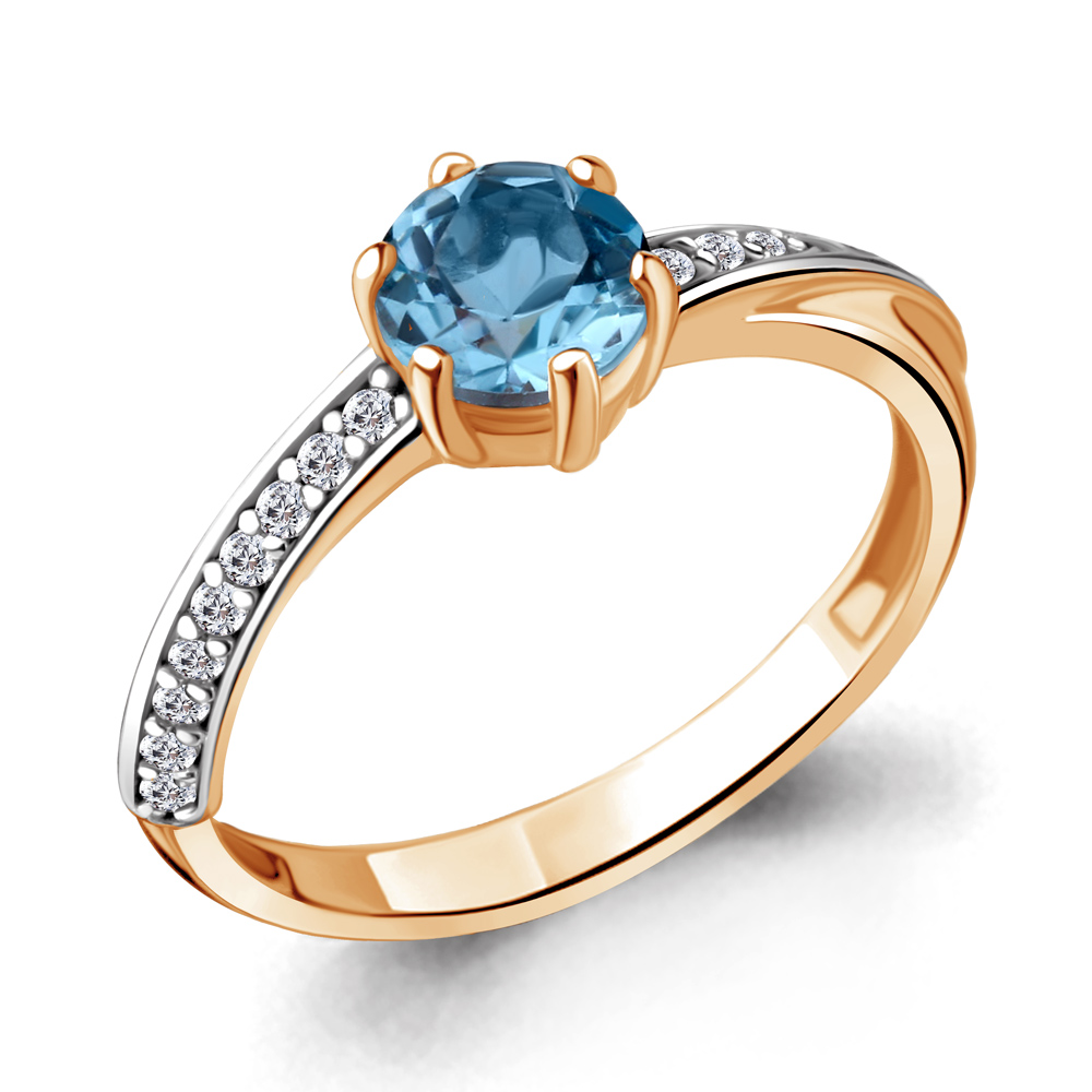 Кольцо из серебра с топазом\фианитом Aquamarine Aquamarine 6938705А_925_з р, 6938705А_925_з
Кольцо из серебра с топазом\фианитом Aquamarine Aquamarine 6938705А_925_з р, 6938705А_925_з