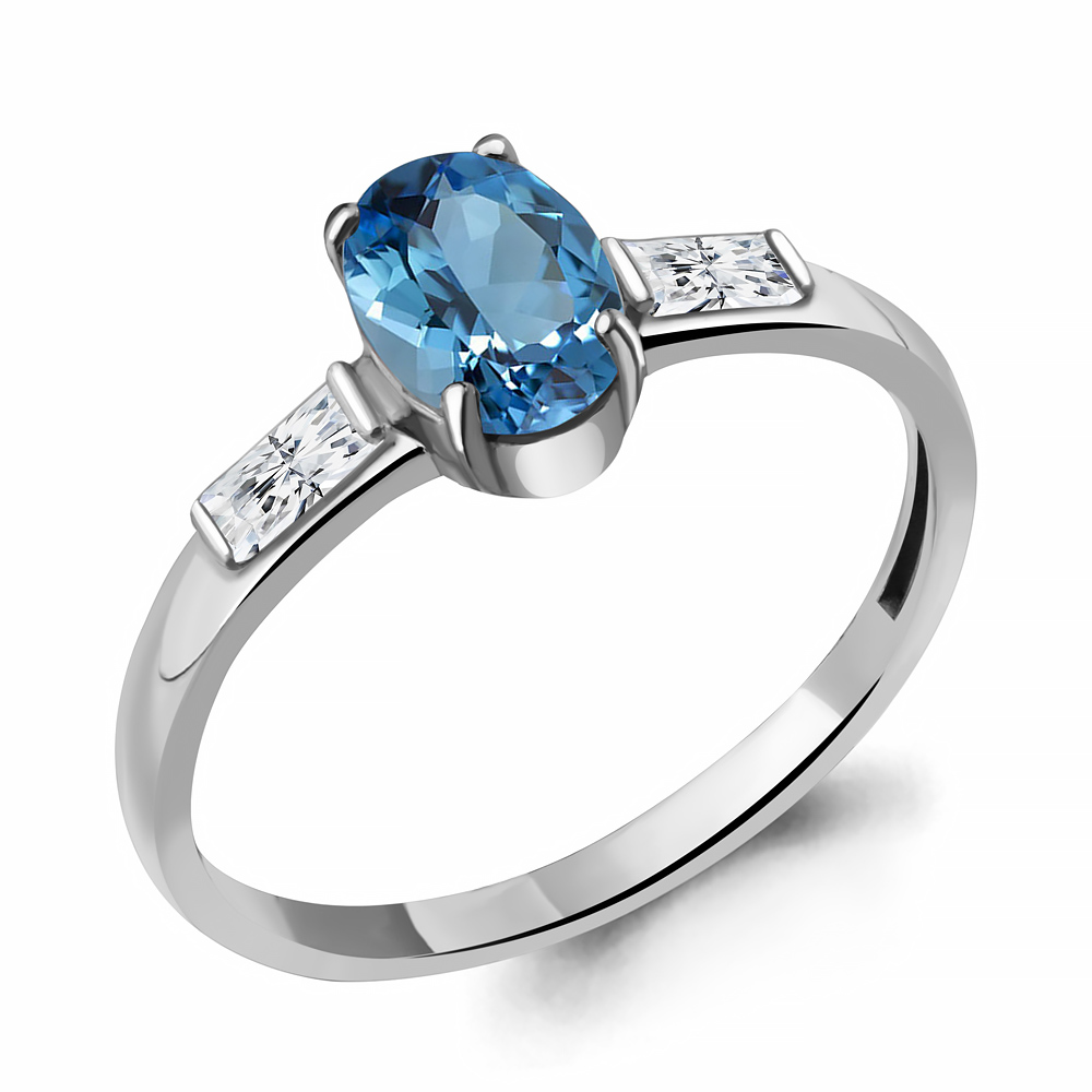 Кольцо из серебра с топазом\фианитом Aquamarine Aquamarine 6938605_925_р р, 6938605_925_р
Кольцо из серебра с топазом\фианитом Aquamarine Aquamarine 6938605_925_р р, 6938605_925_р