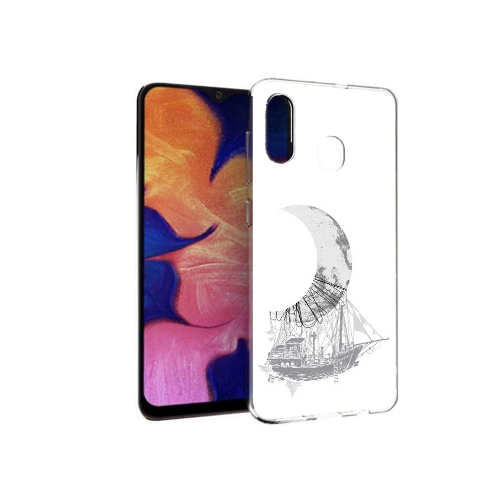 Чехол MyPads Tocco для Samsung Galaxy A30 черно белый корабль полумесяц (PT126700.499.684), Прозрачный, Tocco
Чехол MyPads Tocco для Samsung Galaxy A30 черно белый корабль полумесяц (PT126700.499.684), Прозрачный, Tocco