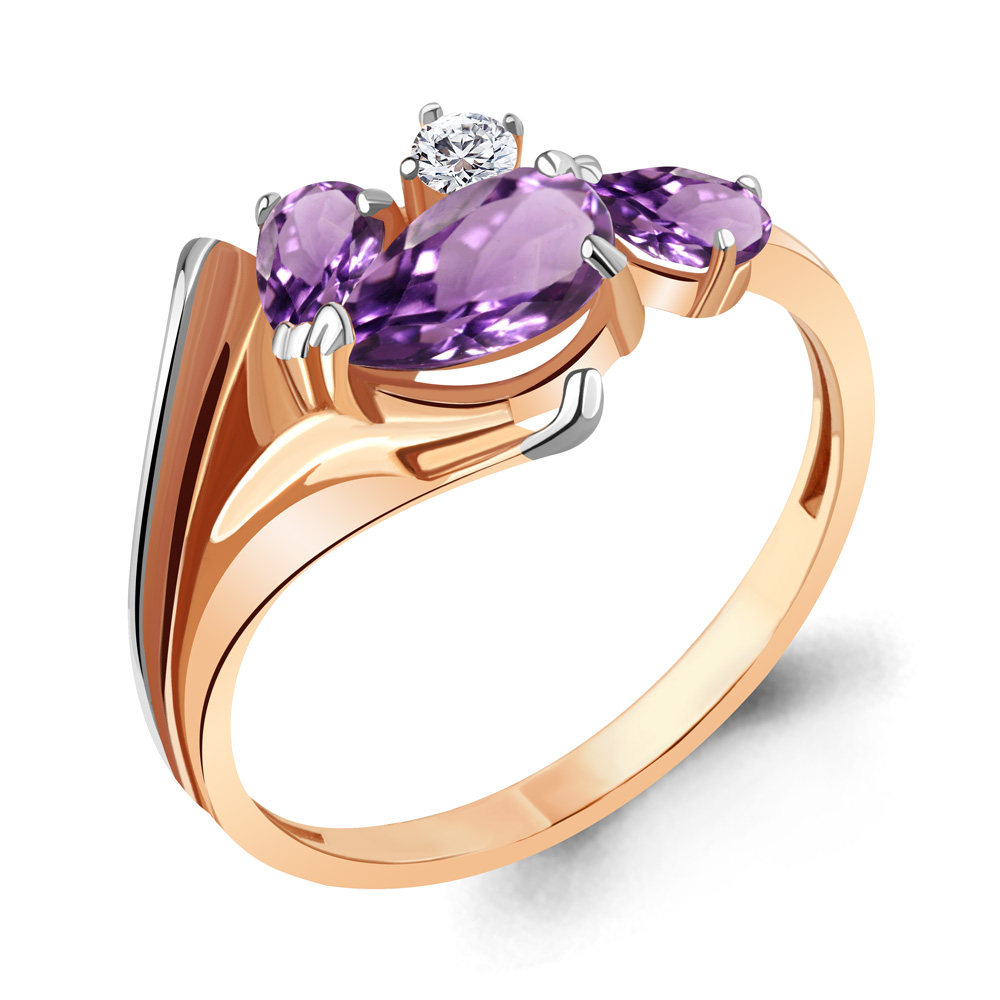 Кольцо из серебра с аметистом Aquamarine Aquamarine 6937204А_925_з р. 17,5, 6937204А_925_з
Кольцо из серебра с аметистом Aquamarine Aquamarine 6937204А_925_з р. 17,5, 6937204А_925_з