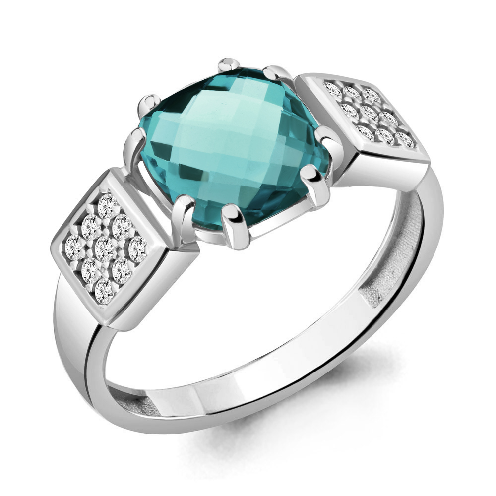 Кольцо из серебра с фианитом Aquamarine Aquamarine 6933388А_925_р р, 6933388А_925_р
Кольцо из серебра с фианитом Aquamarine Aquamarine 6933388А_925_р р, 6933388А_925_р