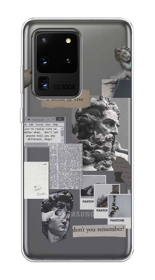 Чехол на Samsung Galaxy S20 Ultra "Коллаж греческие скульптуры", Бежевый;серый, 29450-1
Чехол на Samsung Galaxy S20 Ultra "Коллаж греческие скульптуры", Бежевый;серый, 29450-1