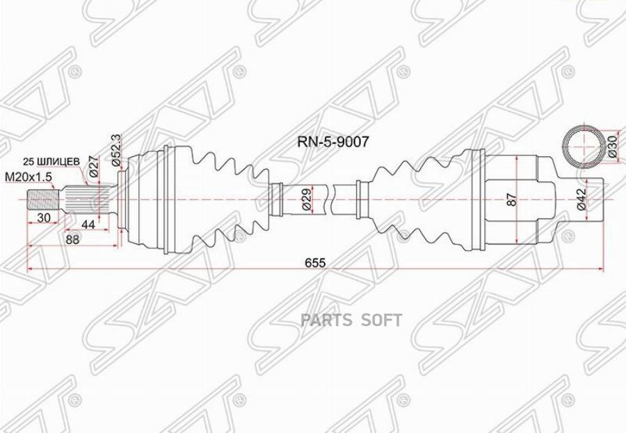 Привод В Сборе Fr (Передний) Rh (Правый) Renault Duster 10- 1.5 Дизель/2.0 Бензин 4Wd Tl8
Привод В Сборе Fr (Передний) Rh (Правый) Renault Duster 10- 1.5 Дизель/2.0 Бензин 4Wd Tl8