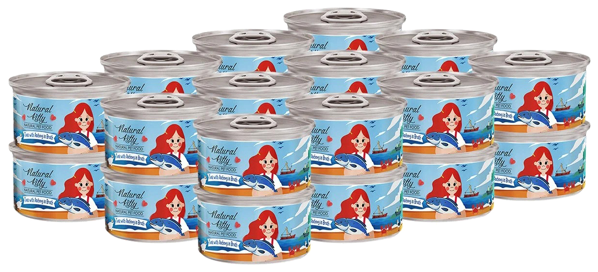 Консервы для кошек Pettric Natural Kitty с тунцом и анчоусами в бульоне, 24 шт по 80 г, Natural Kitty
Консервы для кошек Pettric Natural Kitty с тунцом и анчоусами в бульоне, 24 шт по 80 г, Natural Kitty
