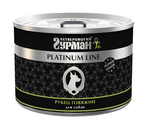 Консервы для собак Четвероногий Гурман Platinum Line Рубец говяжий, 6 шт по 525 г
Консервы для собак Четвероногий Гурман Platinum Line Рубец говяжий, 6 шт по 525 г