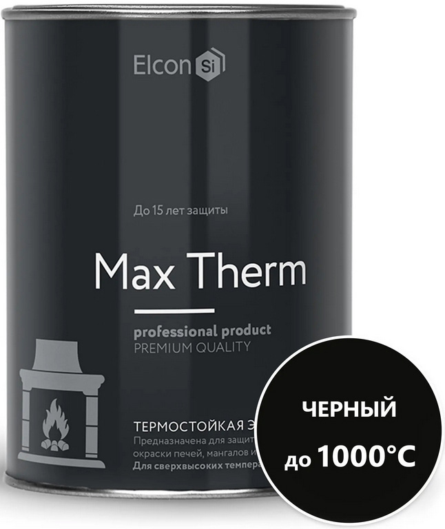 ELCON Max Therm Эмаль термостойкая черная (0,8кг), Черный, ELCON Max Therm Эмаль термостойкая черная (0,8кг)
ELCON Max Therm Эмаль термостойкая черная (0,8кг), Черный, ELCON Max Therm Эмаль термостойкая черная (0,8кг)