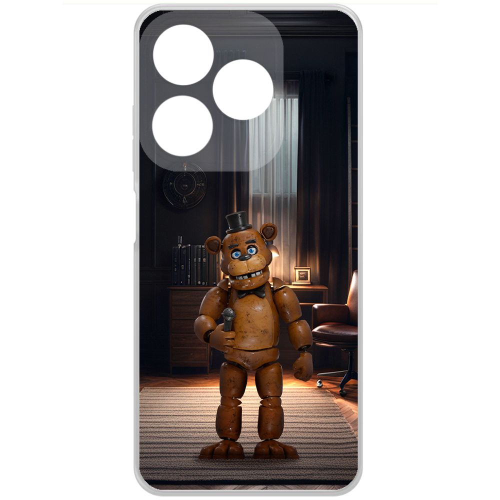 Чехол-накладка Krutoff Clear Case ФНАФ - Медведь Фредди для TECNO Spark 10C, Прозрачный
Чехол-накладка Krutoff Clear Case ФНАФ - Медведь Фредди для TECNO Spark 10C, Прозрачный