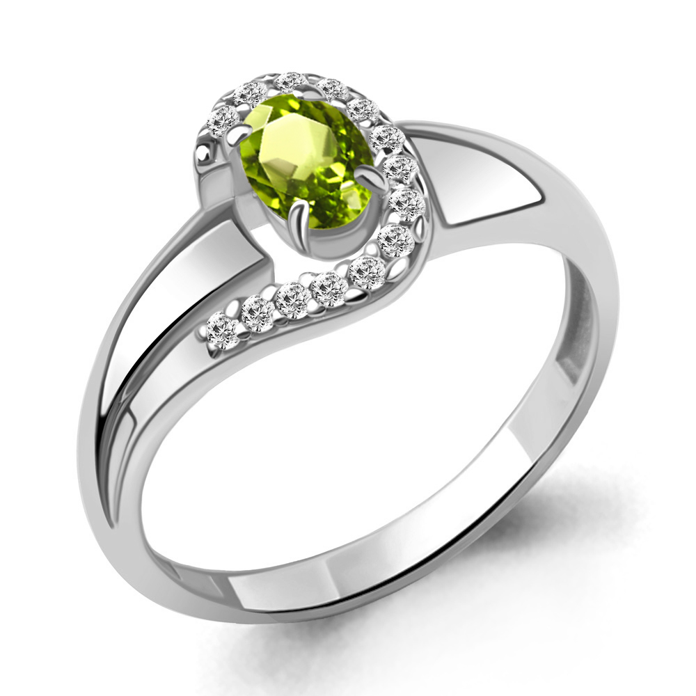 Кольцо из серебра с хризолитом\фианитом Aquamarine Aquamarine 6967407А_925_р р. 18,5, 6967407А_925_р
Кольцо из серебра с хризолитом\фианитом Aquamarine Aquamarine 6967407А_925_р р. 18,5, 6967407А_925_р