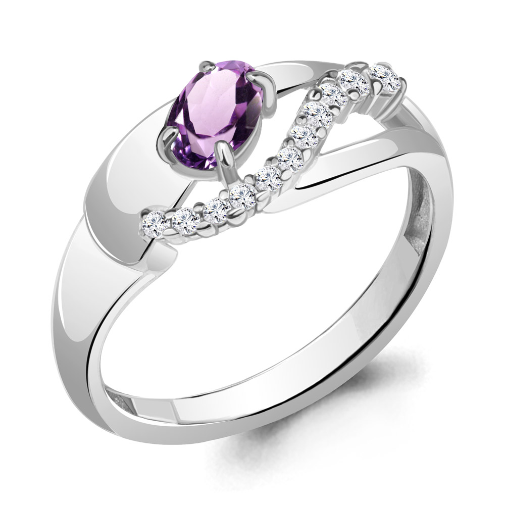 Кольцо из серебра с аметистом\фианитом Aquamarine Aquamarine 6967304А_925_р р, 6967304А_925_р
Кольцо из серебра с аметистом\фианитом Aquamarine Aquamarine 6967304А_925_р р, 6967304А_925_р
