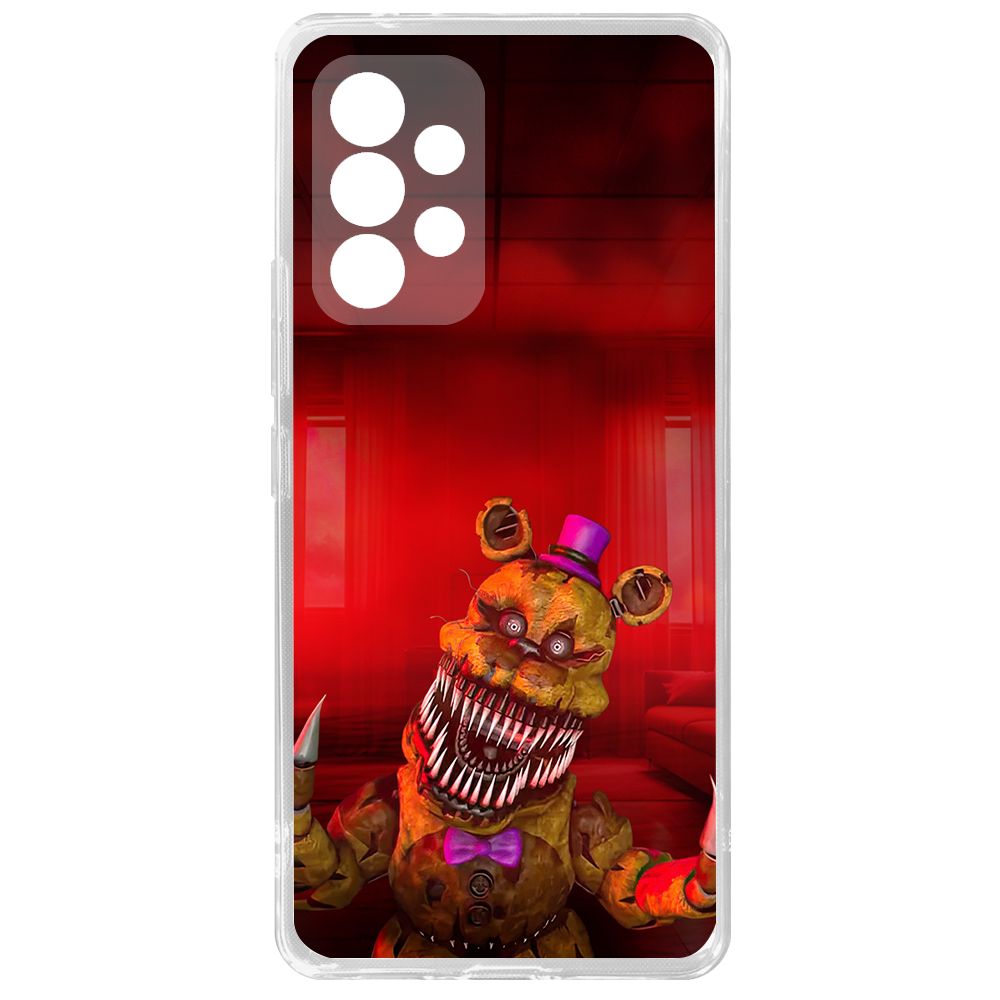 Чехол-накладка Krutoff Clear Case ФНАФ - Фредди атакует для Samsung Galaxy A53 5G (A536), Прозрачный
Чехол-накладка Krutoff Clear Case ФНАФ - Фредди атакует для Samsung Galaxy A53 5G (A536), Прозрачный