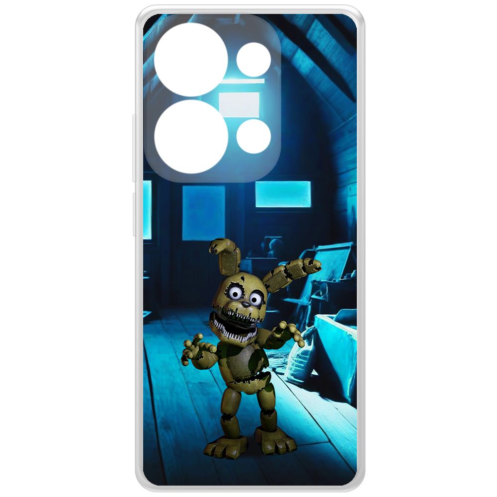 Чехол-накладка Krutoff Clear Case ФНАФ - Плюштрап для Xiaomi Redmi Note 13 Pro 4G, Прозрачный
Чехол-накладка Krutoff Clear Case ФНАФ - Плюштрап для Xiaomi Redmi Note 13 Pro 4G, Прозрачный