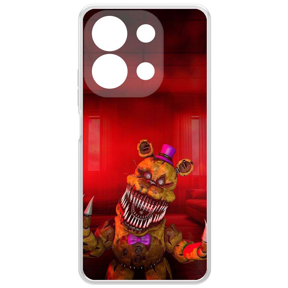 Чехол-накладка Krutoff Clear Case ФНАФ - Фредди атакует для Xiaomi Redmi Note 13 4G, Прозрачный
Чехол-накладка Krutoff Clear Case ФНАФ - Фредди атакует для Xiaomi Redmi Note 13 4G, Прозрачный