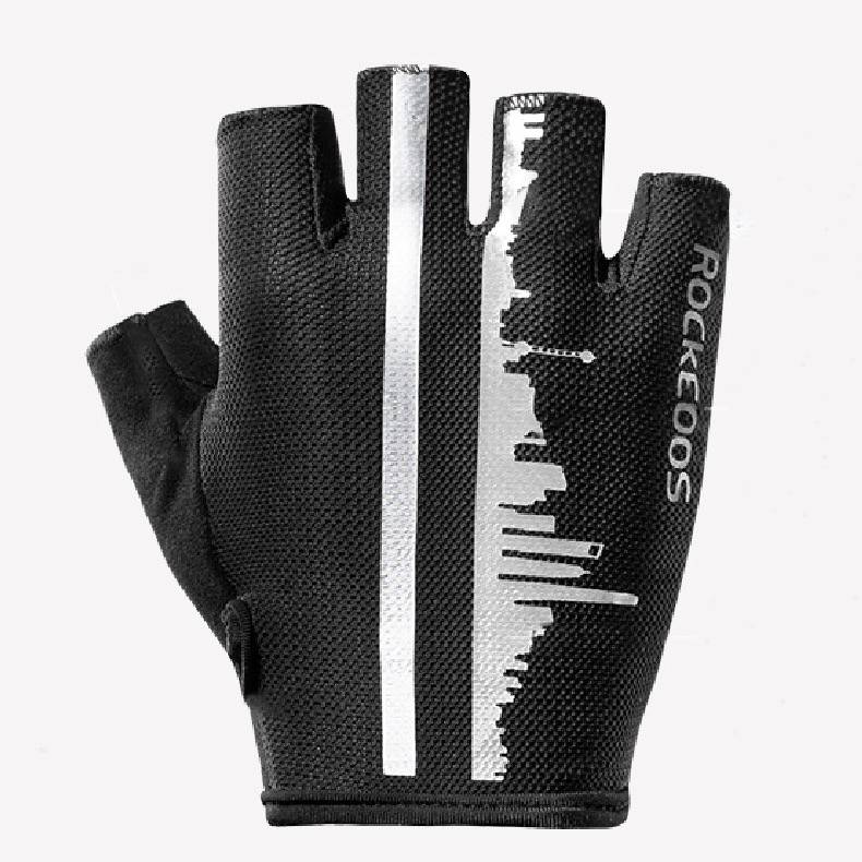 фото Перчатки велосипедные / перчатки спортивные rockbros s252, цвет черный, m (7,5)