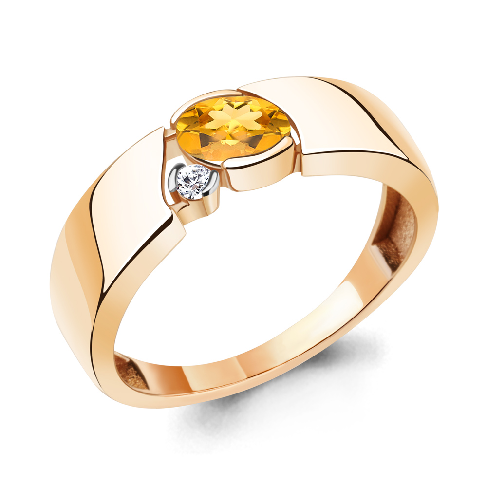 Кольцо из серебра с цитрином\фианитом Aquamarine Aquamarine 6965806А_925_з р, 6965806А_925_з
Кольцо из серебра с цитрином\фианитом Aquamarine Aquamarine 6965806А_925_з р, 6965806А_925_з