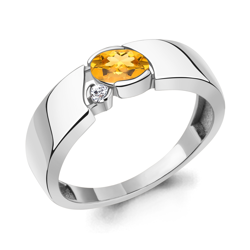 Кольцо из серебра с цитрином\фианитом Aquamarine Aquamarine 6965806А_925_р р, 6965806А_925_р
Кольцо из серебра с цитрином\фианитом Aquamarine Aquamarine 6965806А_925_р р, 6965806А_925_р