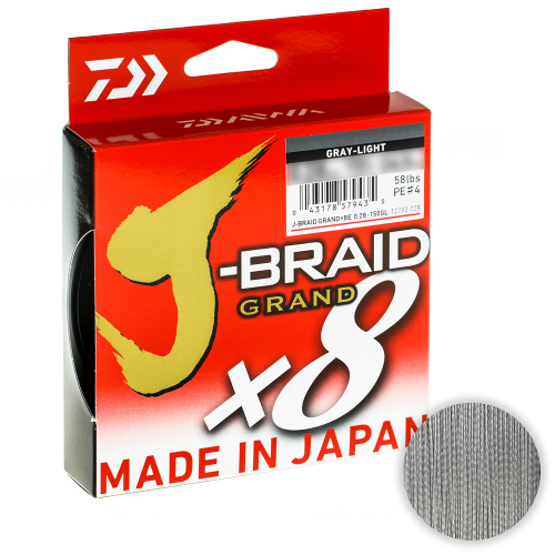 Шнур Daiwa J-braid Grand X8 135м. 0.20мм. GRAY LIGHT, Daiwa J-braid Grand X8 135м. 0.20мм. GRAY LIGHT
Шнур Daiwa J-braid Grand X8 135м. 0.20мм. GRAY LIGHT, Daiwa J-braid Grand X8 135м. 0.20мм. GRAY LIGHT