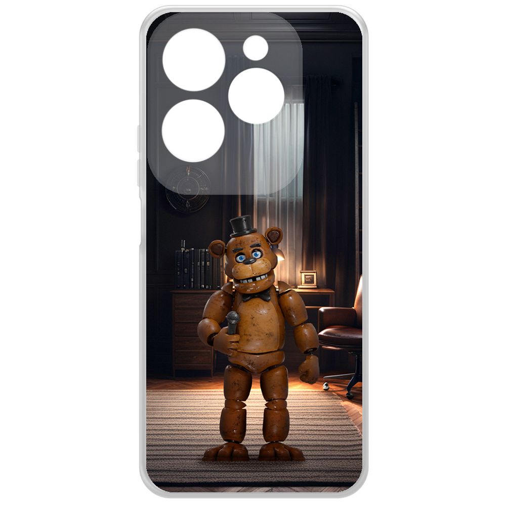 Чехол-накладка Krutoff Clear Case ФНАФ - Медведь Фредди для INFINIX Hot 40 Pro, Прозрачный
Чехол-накладка Krutoff Clear Case ФНАФ - Медведь Фредди для INFINIX Hot 40 Pro, Прозрачный