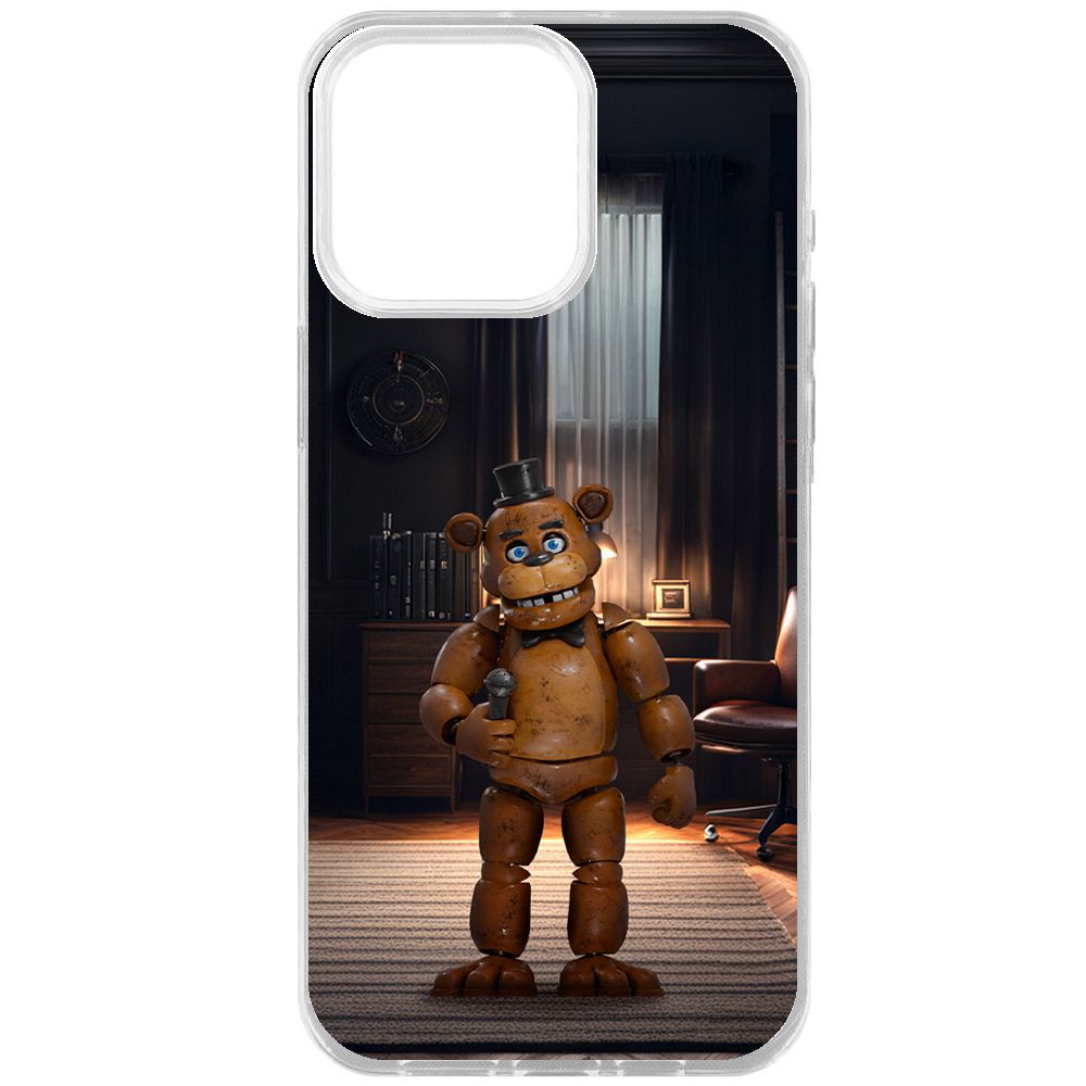 Чехол-накладка Krutoff Clear Case ФНАФ - Медведь Фредди для iPhone 15 Pro Max, Прозрачный
Чехол-накладка Krutoff Clear Case ФНАФ - Медведь Фредди для iPhone 15 Pro Max, Прозрачный