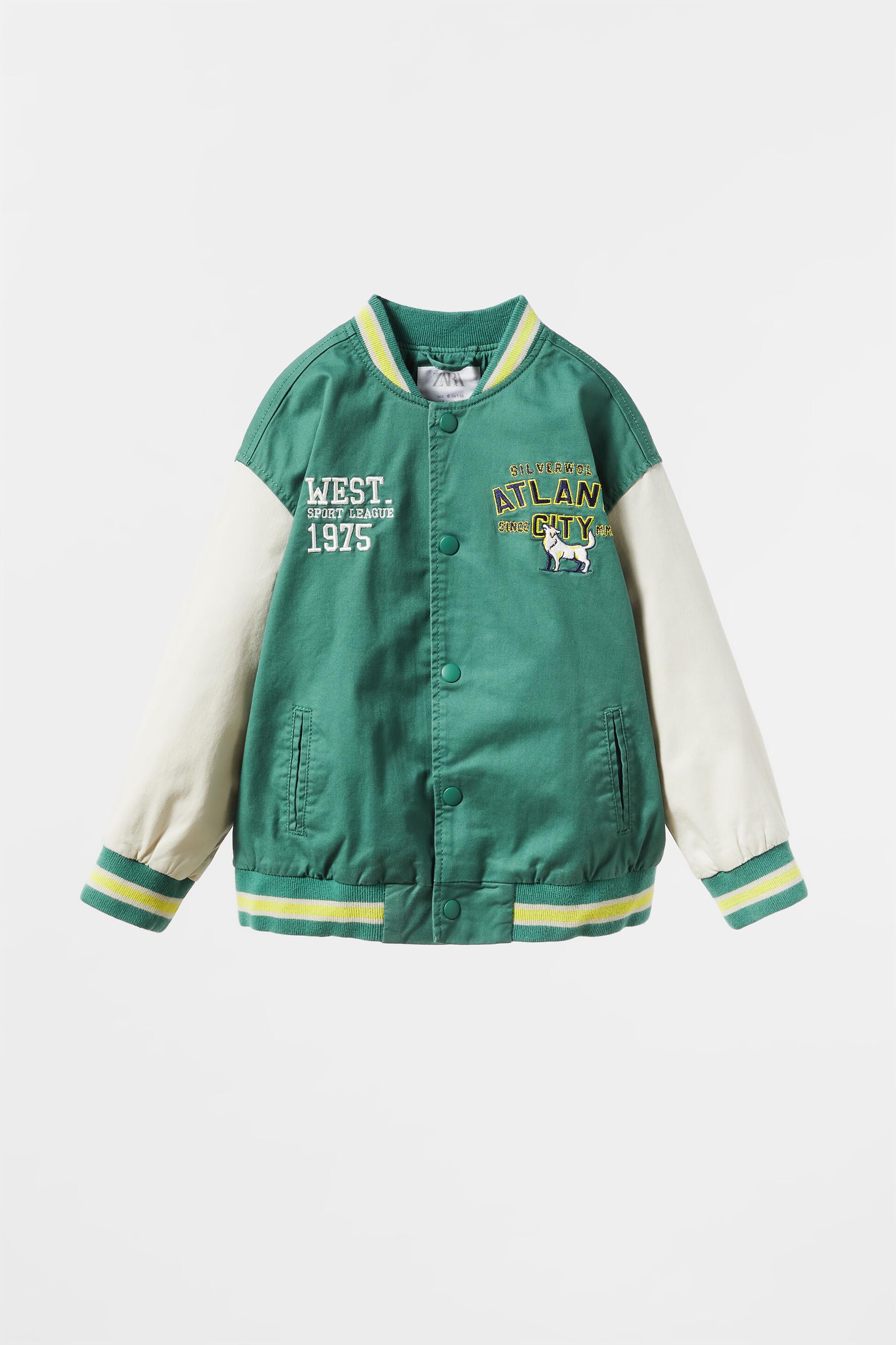 Бомбер детский ZARA 0150275050012, зеленый, 152 (товар из-за рубежа), 01502750500
Бомбер детский ZARA 0150275050012, зеленый, 152 (товар из-за рубежа), 01502750500