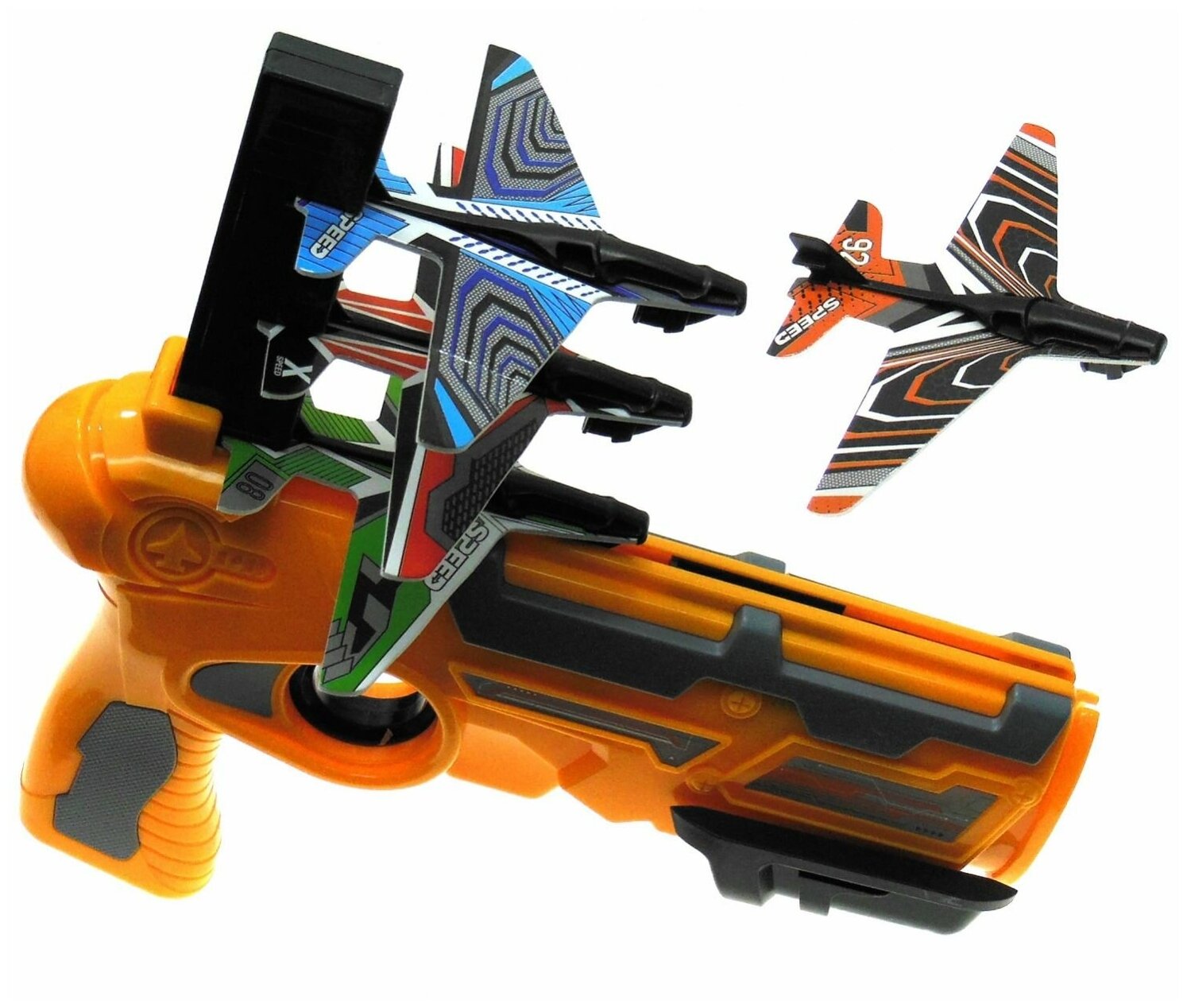 Пистолет игрушечный Hale Air Battle Continuous Launch F1254, Оранжевый, Игрушка Пистолет с самолетиками Hale Air Battle Continuous Launch
Пистолет игрушечный Hale Air Battle Continuous Launch F1254, Оранжевый, Игрушка Пистолет с самолетиками Hale Air Battle Continuous Launch