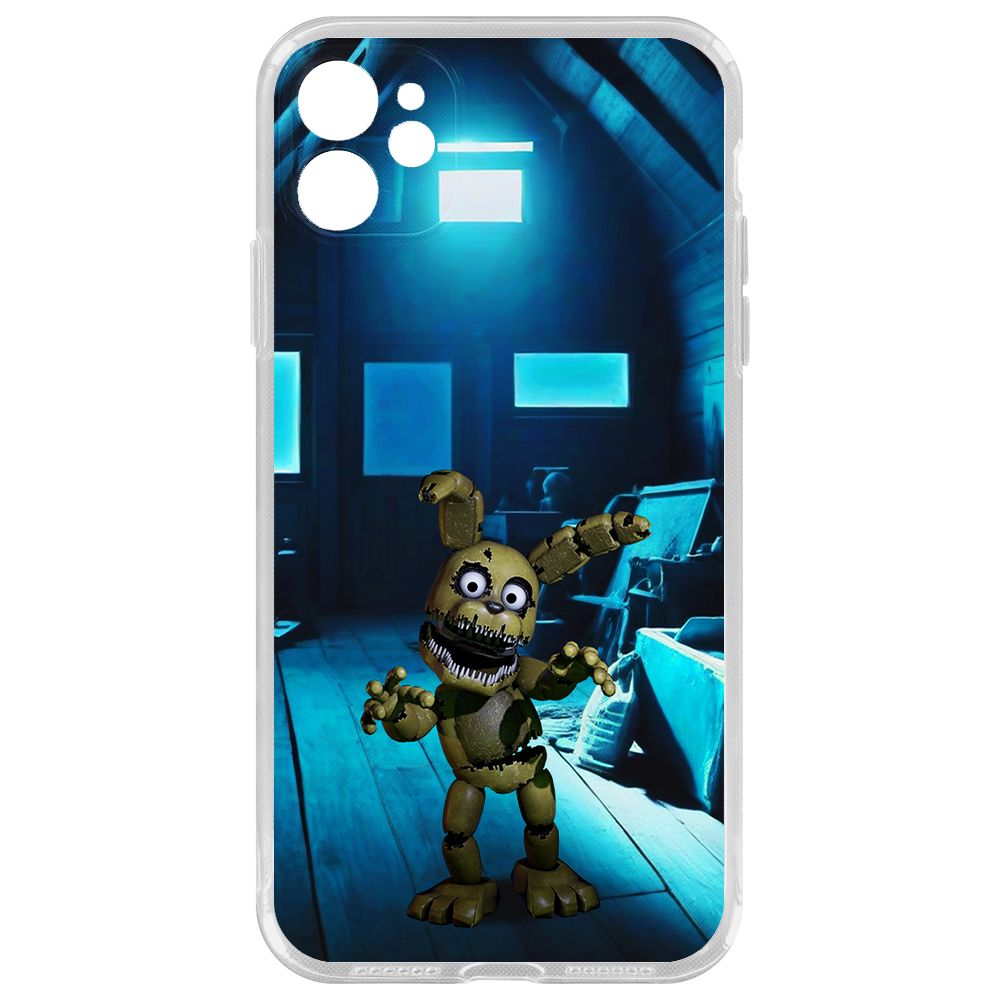 Чехол-накладка Krutoff Clear Case ФНАФ - Плюштрап для iPhone 11 с защитой камеры, Прозрачный
Чехол-накладка Krutoff Clear Case ФНАФ - Плюштрап для iPhone 11 с защитой камеры, Прозрачный