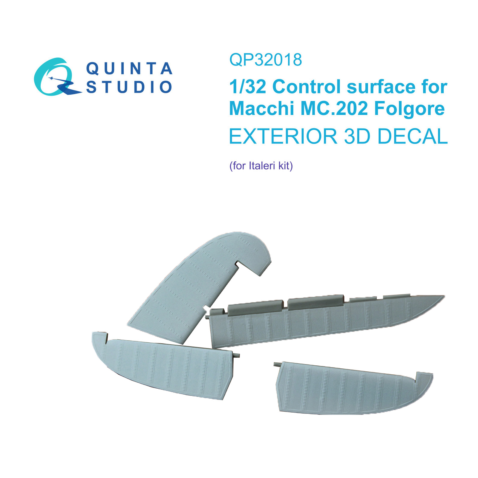 Декаль Quinta Studio Рулевые поверхности Macchi Mc 202 Folgore QP32018, Однотонный
Декаль Quinta Studio Рулевые поверхности Macchi Mc 202 Folgore QP32018, Однотонный