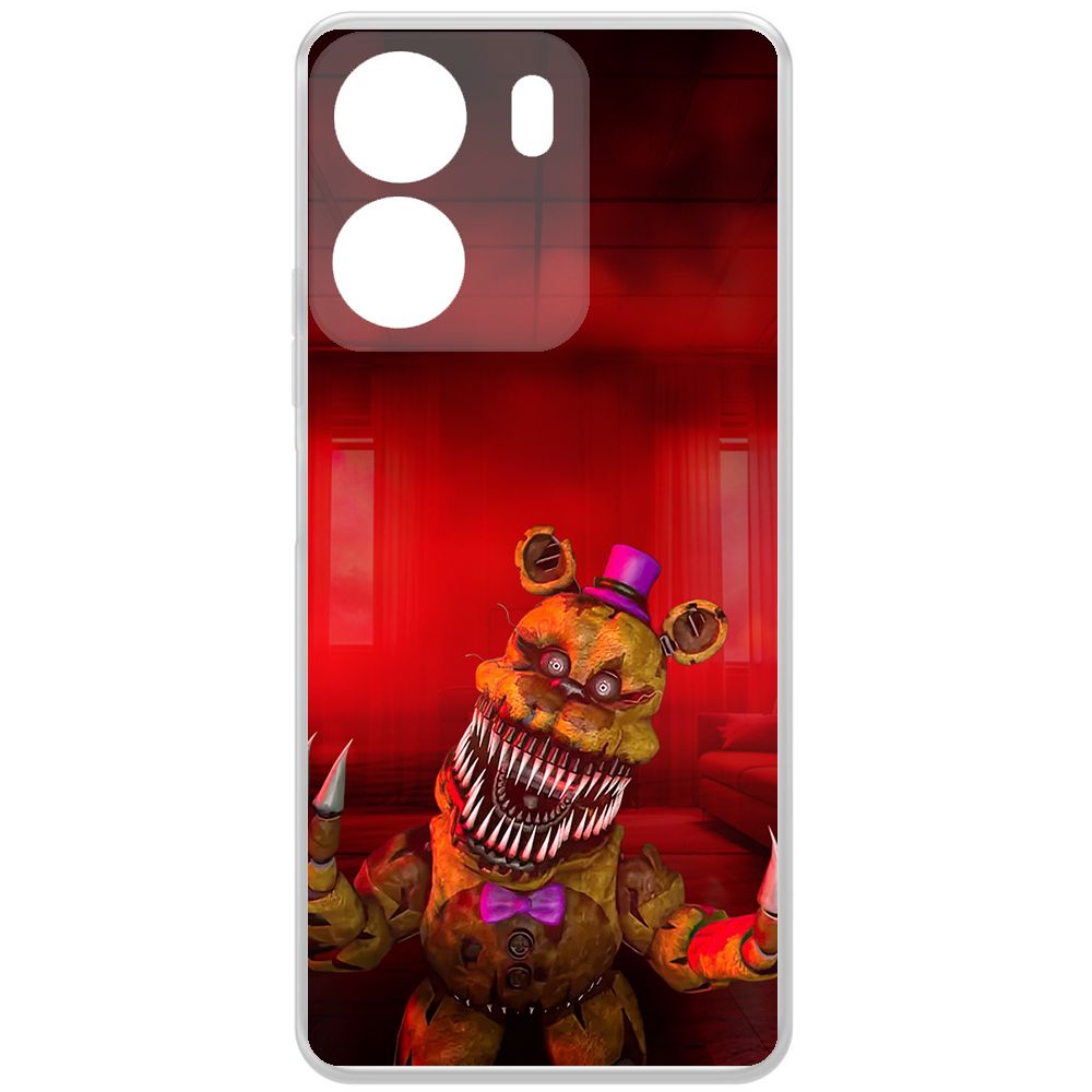 Чехол-накладка Krutoff Clear Case ФНАФ - Фредди атакует для Xiaomi Redmi 13C, Прозрачный
Чехол-накладка Krutoff Clear Case ФНАФ - Фредди атакует для Xiaomi Redmi 13C, Прозрачный