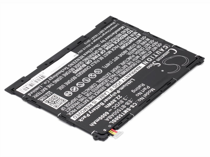 Аккумулятор для Samsung Galaxy Tab A 9.7 SM-T555 (EB-BT550ABE), EB-BT550ABAEB-BT550ABE
Аккумулятор для Samsung Galaxy Tab A 9.7 SM-T555 (EB-BT550ABE), EB-BT550ABAEB-BT550ABE