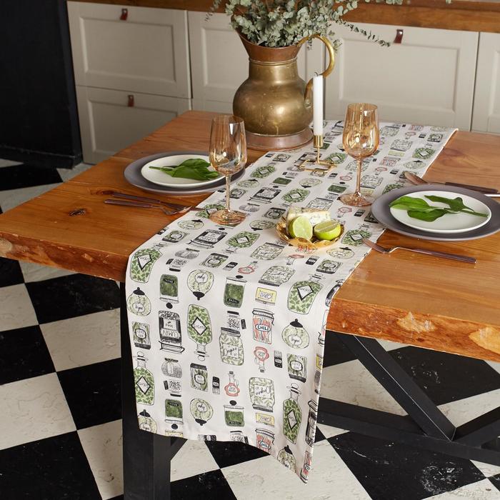 Дорожка на стол "Этель" Kitchenware 40х149см, 100% хл, саржа 190 г/м2, Разноцветный, Kitchenware Этель
Дорожка на стол "Этель" Kitchenware 40х149см, 100% хл, саржа 190 г/м2, Разноцветный, Kitchenware Этель