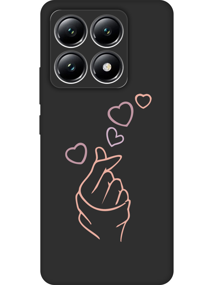 Силиконовый чехол на Xiaomi 14T с принтом "Сердечко пальцами" матовый черный, Черный;прозрачный;розовый;фиолетовый, 785978491
Силиконовый чехол на Xiaomi 14T с принтом "Сердечко пальцами" матовый черный, Черный;прозрачный;розовый;фиолетовый, 785978491