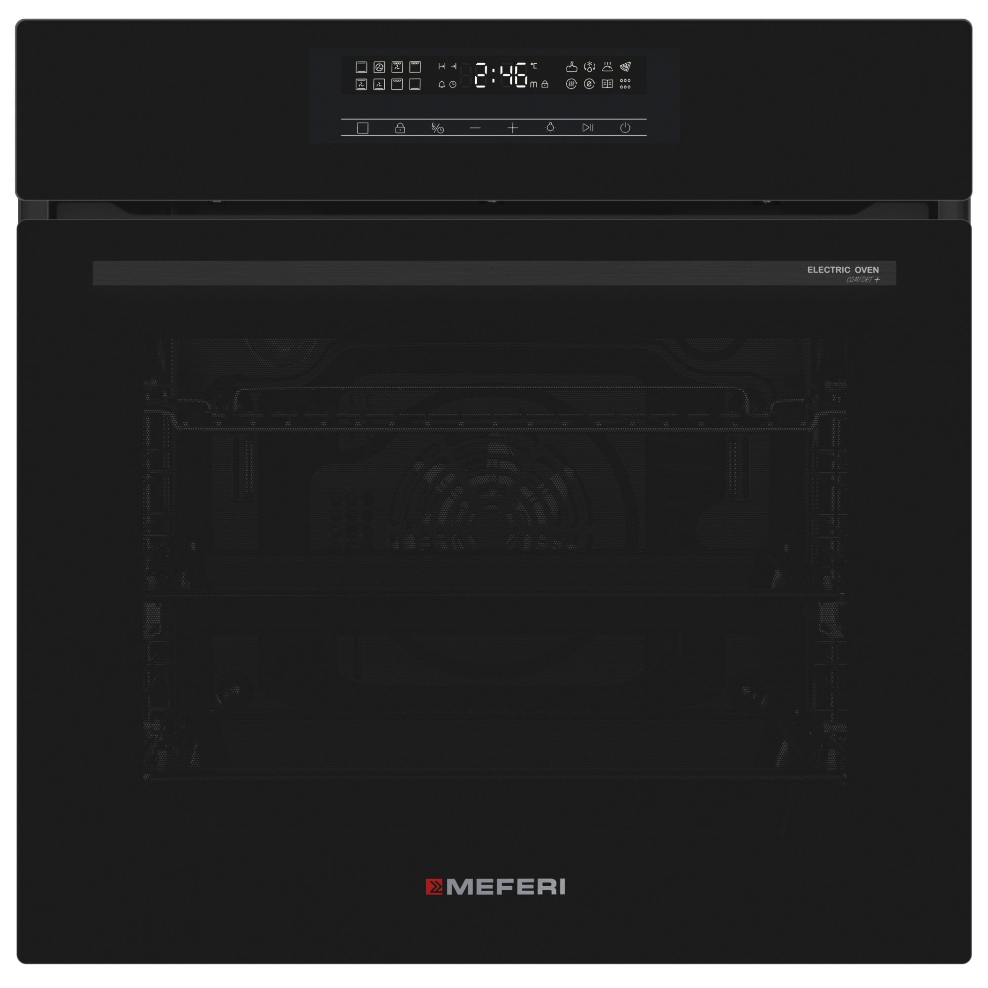 Встраиваемый электрический духовой шкаф Meferi MEO6016BK COMFORT PLUS черный, MEO6016BK
Встраиваемый электрический духовой шкаф Meferi MEO6016BK COMFORT PLUS черный, MEO6016BK