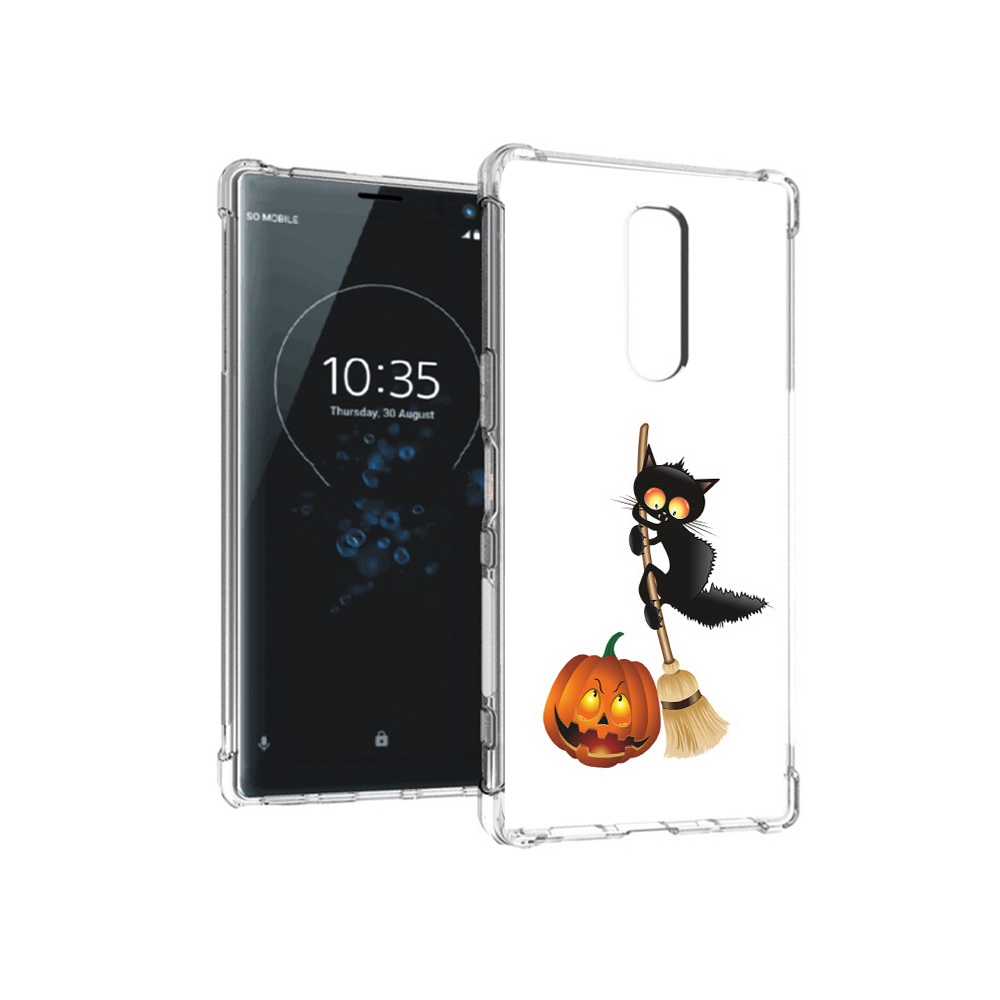 Чехол MyPads Tocco для Sony Xperia 1 хэлуинский котик (PT141276.244.667), Прозрачный, Tocco
Чехол MyPads Tocco для Sony Xperia 1 хэлуинский котик (PT141276.244.667), Прозрачный, Tocco