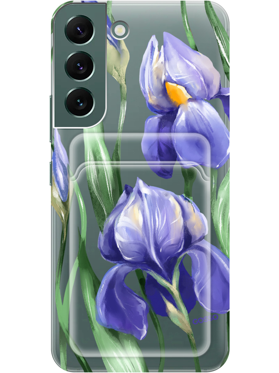 Силиконовый чехол на Samsung Galaxy S22 с рисунком "Amazing Irises" прозрачный, 20012055
Силиконовый чехол на Samsung Galaxy S22 с рисунком "Amazing Irises" прозрачный, 20012055